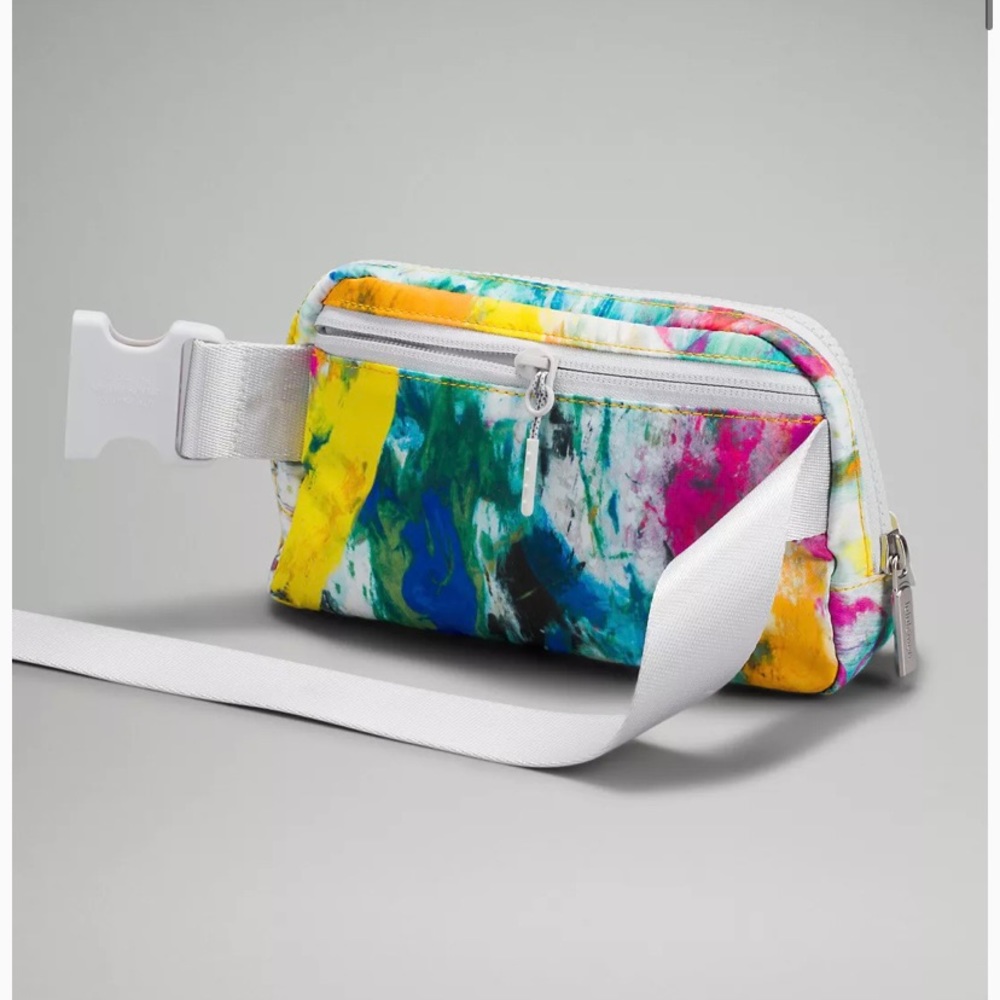 NWT NO LIMITS WHITE MULTI Lululemon Everywhere Belt Bag - Picture 4 of 6